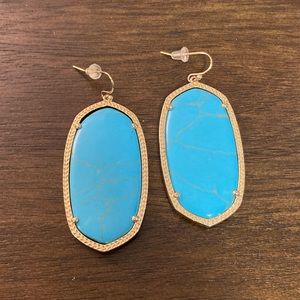 Kendra Scott Turquoise Danielle Earrings